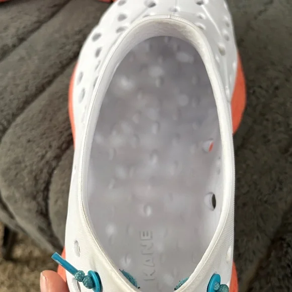 KANE recovery, shoes White and Coral Slip-On Shoes SZ 12 - Picture 9 of 14